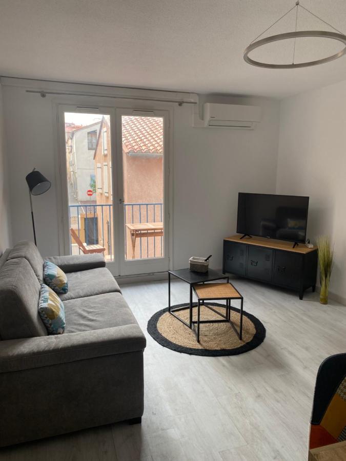 Superbe appartement climatisé avec parking privé Port Vendres Exterior foto
